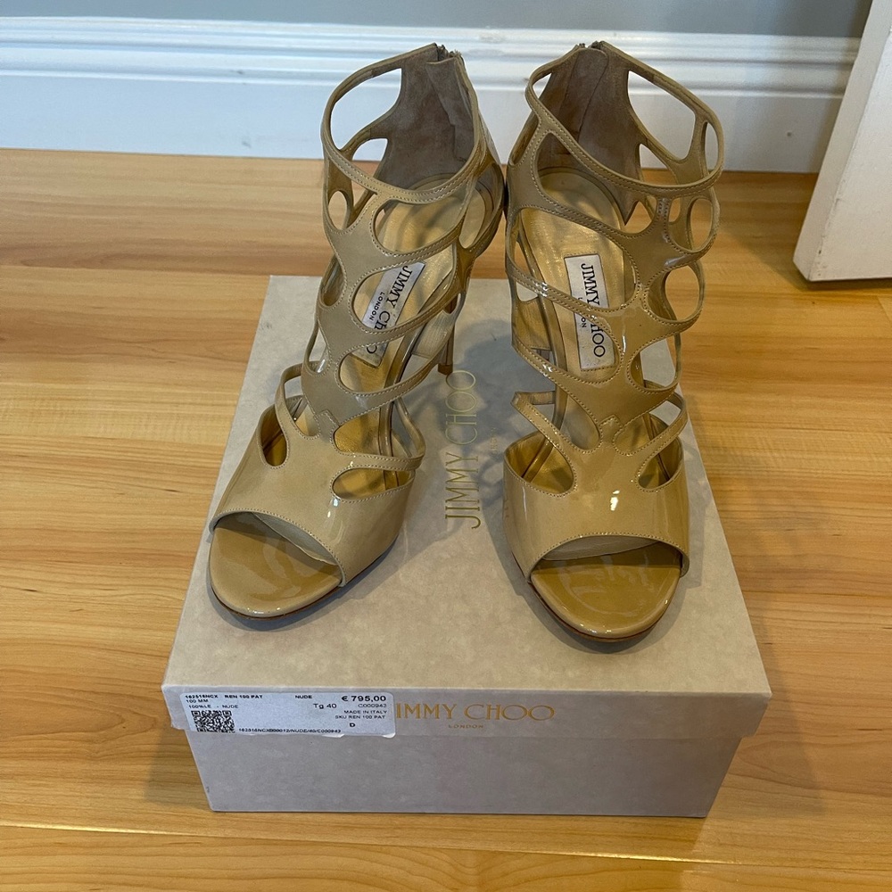 Jimmy choo heels nude